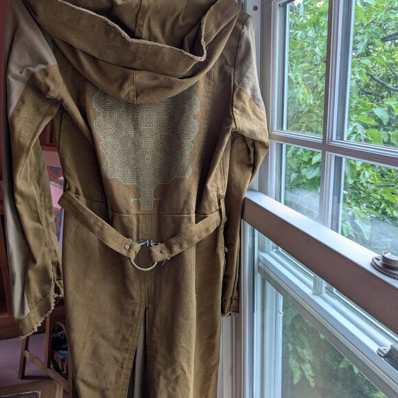 Asymmetric Cotton Canvas Coat - Picture 10 of 11